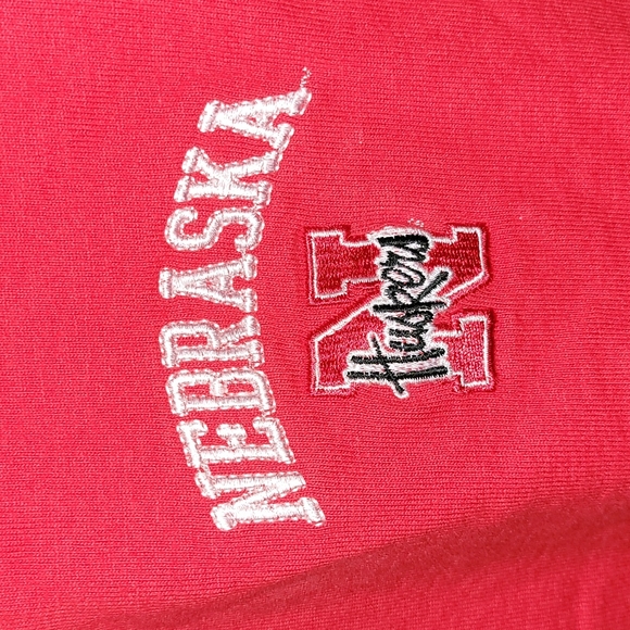 Vintage. Made in USA. Nebraska Cornhuskers. Long-sleeve mock neck. L - Picture 5 of 9